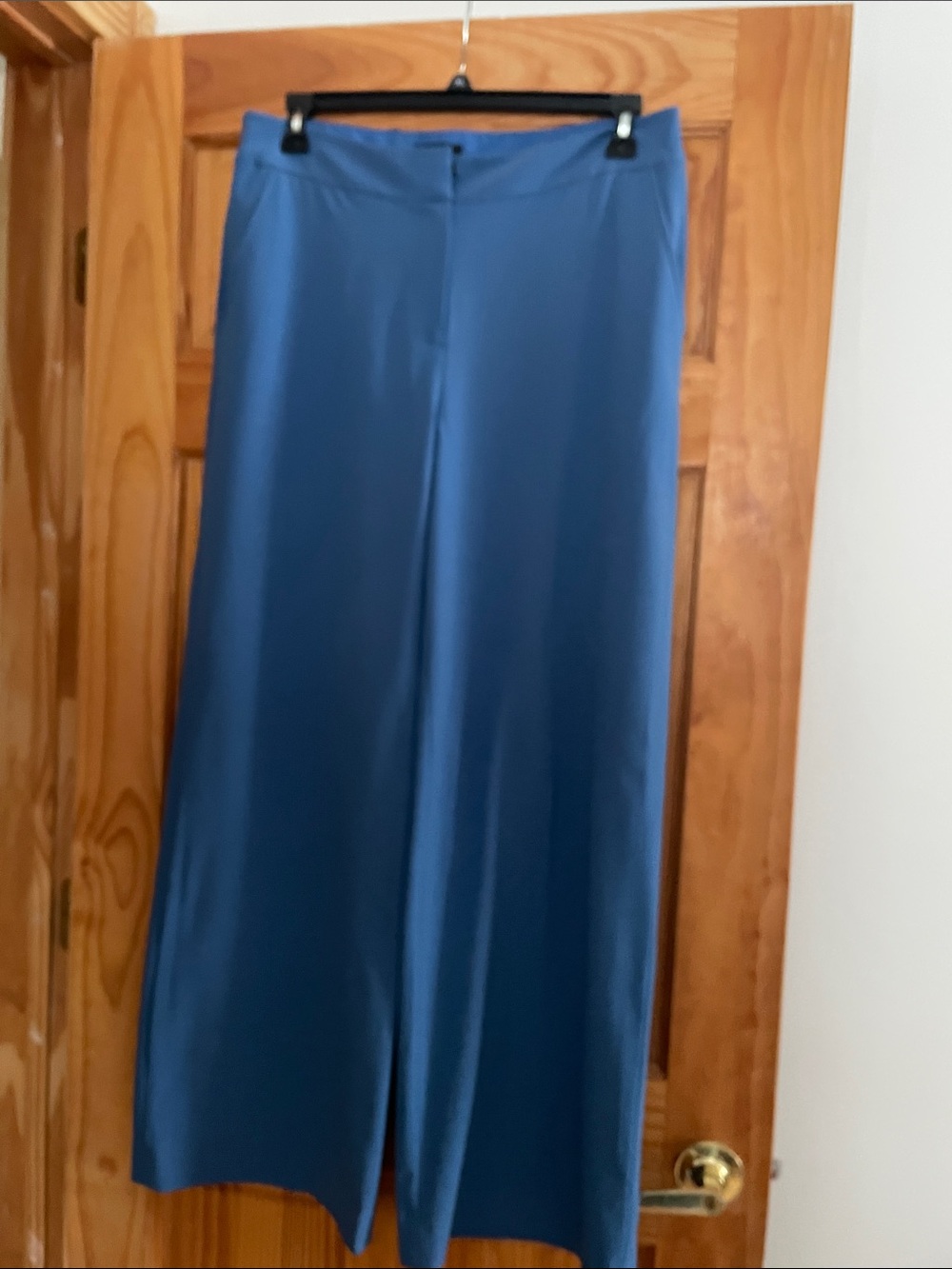 Tahari ASL Wide Leg dress Pants in cerulean Blue